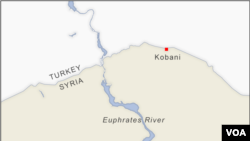 Karta granice Sirije i Turske