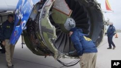 El motor de un avión Boeing 737 de Southwest Airlines estalló en pleno vuelo el 17 de abril de 2018, en vuelo de Nueva York a Dallas, Texas.