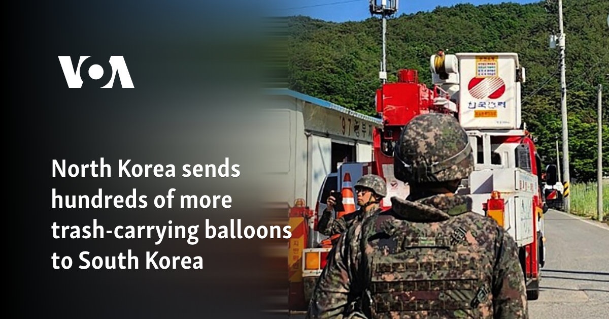 North Korea sends hundreds of more trash-carrying balloons to South Korea