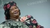 L'ancienne président du Malawi Joyce Banda au sommet Concordia 2016 à New York, le 20 septembre 2016.