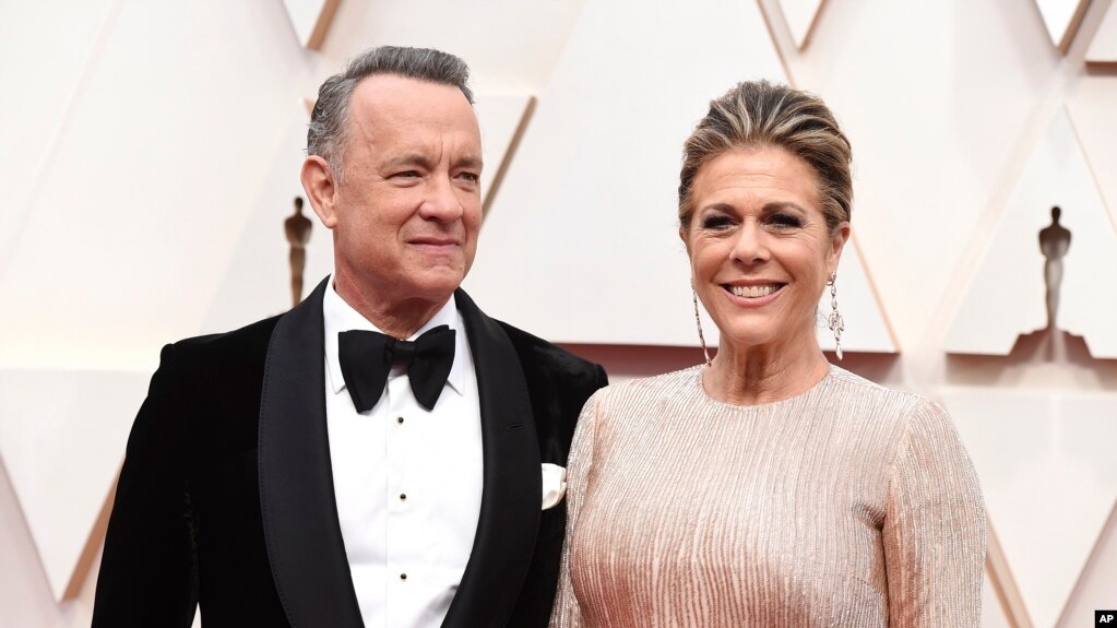 Tom Hanks và vợ, nữ diễn viên Rita Wilson, đều xét nghiệm dương tính với virus corona ở Úc.