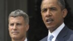 Ông Alan Krueger (trái) và Tổng thống Barack Obama.