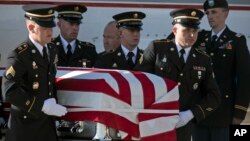 A U.S. service member has been killed in combat in Afghanistan, the NATO-led Resolute Support mission said in a statement Saturday. Earlier this month, Maj. Brent R. Taylor was killed in Afghanistan and returned home to Utah.