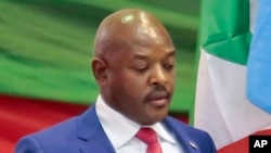 Pierre Nkurunziza, président du Burundi