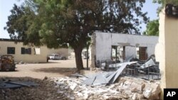 지난 달 나이지리아 다마투루에서 테러로 파괴된 초등학교. (자료사진)