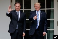 Presidentes de Panamá, José Luis Varela y Estados Unidos Donald Trump.
