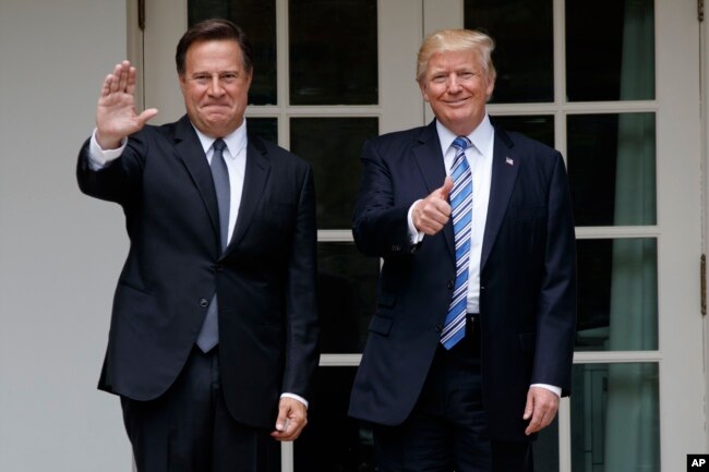 Presidentes de Panamá, José Luis Varela y Estados Unidos Donald Trump.