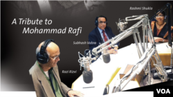 Flyer for Mohammad Rafi Tribute Program