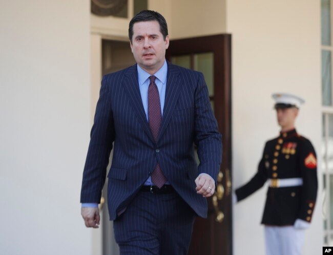 Legislador republicano Devin Nunes, presidente de la Comisión de Inteligencia de la Cámara de Representantes.