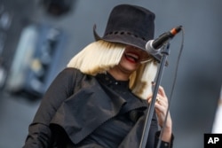 FILE - Sia performs at Wango Tango 2015 at StubHub Center.