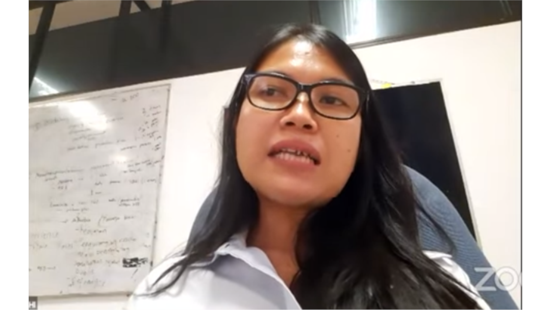 Tangkapan layar Wakil Ketua Bidang Advokasi YLBHI Era Purnamasari. (Foto: Sasmito)