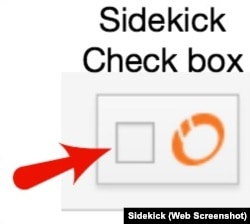 Sidekick checkbox