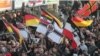 تظاهرات جنبش پگیدا که مخالف حضور پناهجویان و مهاجران در آلمان هستند.