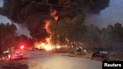 阿拉巴馬州謝爾比郡油管爆炸現場