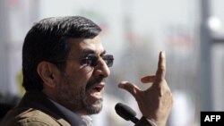 Iranski predsednik Mahmud Ahmadinedžad tokom govora povodom godišnjice iranske revolucije, 11. februar 2012.