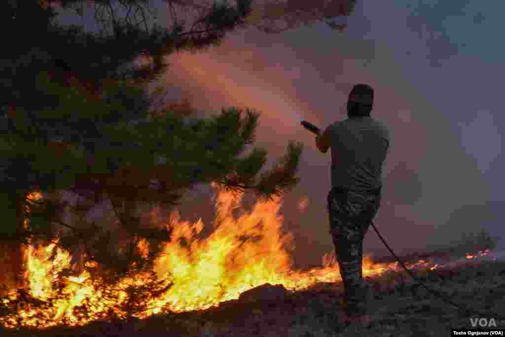 Wildfires in North Macedonia