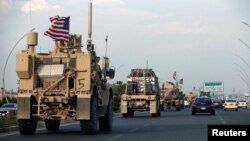 21일 시리아 북부에서 철군한 미군병력이 이라크 북부 이르빌에 도착했다. 