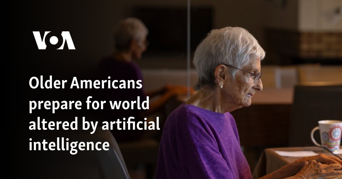 Older Americans prepare for world altered by artificial intelligence 