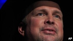 Garth Brooks speaks at the Country Music Hall of Fame Inductions on Oct. 21, 2012 in Nashville, Tenn.