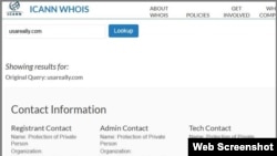 IP information on the domain usareally.com traces to Moscow. This does not necessarily indicate that the editorial staff are physically based in Moscow, however.