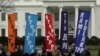 FILE - Opponents of the Trans Pacific Partnership trade agreement protest outside the White House in Washington, Feb. 3, 2016.