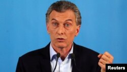 Presiden Argentina Mauricio Macri 