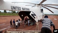 FILE - Food aid being delivered to Yida camp, South Sudan (2012 photo)