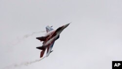 俄羅斯為敘利亞提供MiG-29戰機(2009年8月資料照片)