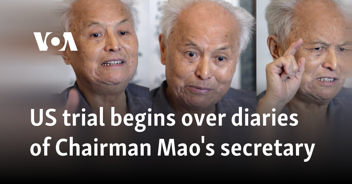 US trial begins over Mao's secretary's diaries