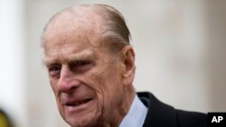FILE - Britain's Prince Philip is pictured at Westminster Abbey in London, March 11, 2013.