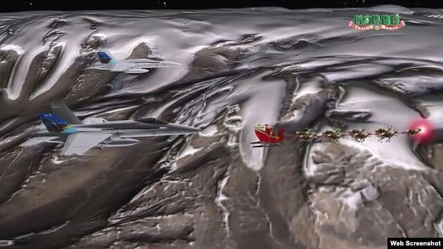 "Santa Claus nunca hace la misma ruta", dice un funcionario del programa NORAD Sigue a Santa.