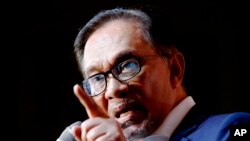 မလေးရှား အတိုက်အခံခေါင်းဆောင် Anwar Ibrahim