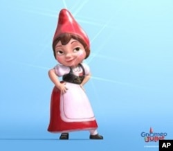 Emily Blunt plays Juliet in "Gnomeo And Juliet"