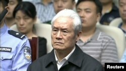 Zhou Yongkang, China's former domestic security chief, attends his sentence hearing in a court in Tianjin, China, in this still image taken from video provided by China Central Television and shot on June 11, 2015.