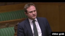 资料照：英国议会下议院外交事务委员会主席图根哈特（Tom Tugendhat）