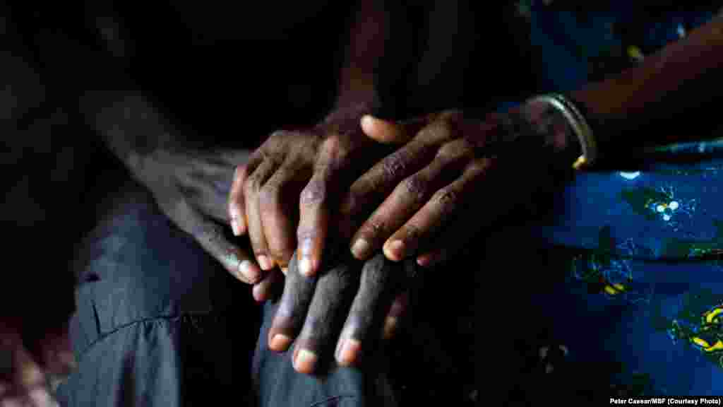 Jean-Pierre Lingombe suffers from AIDS and tuberculosis. He was hospitalized at MSF&rsquo;s HIV-AIDS hospital in Kinshasa and treated for HIV and AIDS. Jean-Pierre is now followed by the Roi Baudouin Hospital in Kinshasa for his tuberculosis treatment. However, at the time of the visit of the photographer, he had not received his TB drugs because of a drug stockout at the hospital.