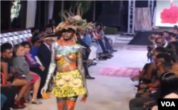 This year, Haiti Fashion Week focused on Innovation and haute couture. (Photo: Matiado Vilme for VOA)