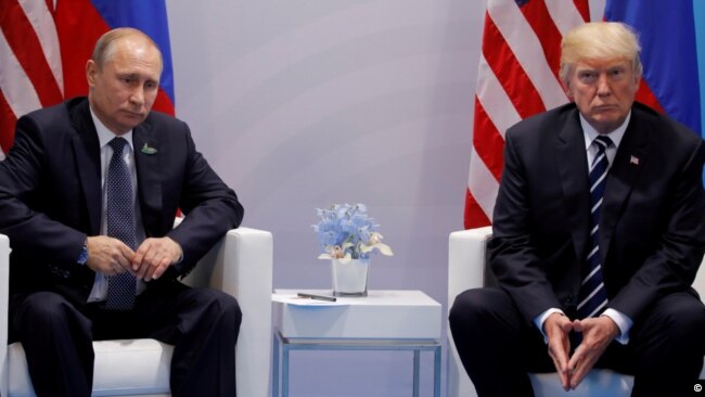 Дональд Трамп и Владимир Путин (архивное фото)