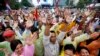 Pekerja Konveksi Kamboja Ikut Demonstrasi Anti-Pemerintah