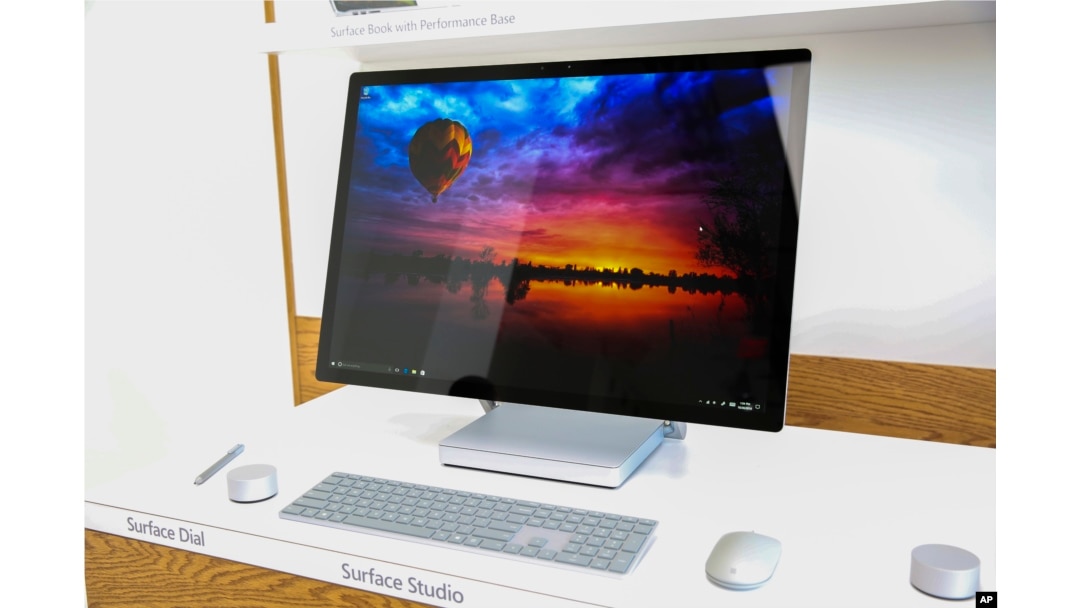 Surface Studio and Surface Dial are announced during Microsoft's October Event at Spring Studios, Oct. 26, 2016, in New York.