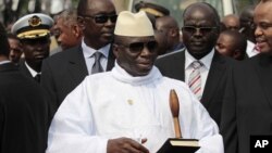 Gambian President Yahya Jammeh is pictured in this June 30, 2011 photo.