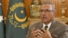 巴基斯坦总统阿尔维接受美国之音采访。