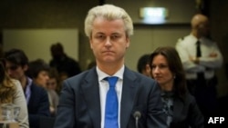 Nhà lập pháp Hà Lan Geert Wilders trước tòa án ở Amsterdam