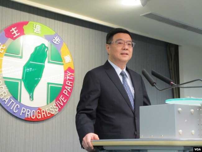 资料照：台湾执政党民进党主席卓荣泰