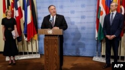 El secretario de Estado de EE.UU., Mike Pompeo, anunció la reactivación de las sanciones a Irán.