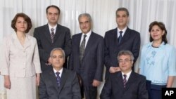 The seven leaders of Iran's Baha'i community.