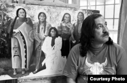 This is a 1992 photo of Indian activist Leonard Peltier, taken at the Federal Prison at Leavenworth, Kansas. (Courtesy: International Leonard Peltier Defense Committee)