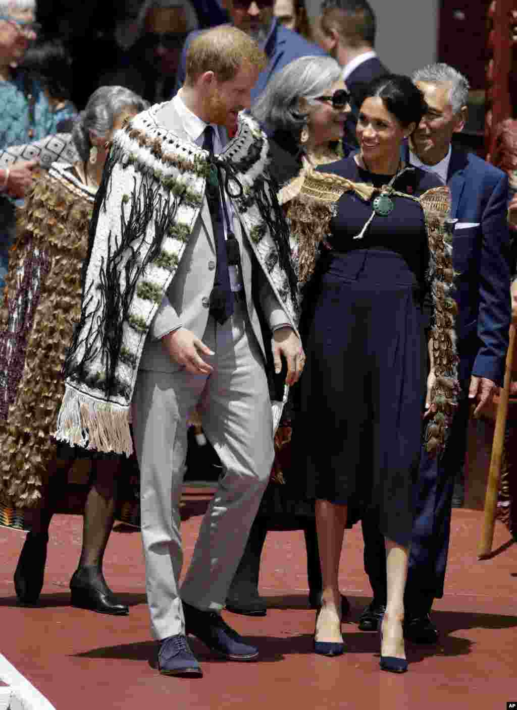 بازدید شاهزاده هری و همسرش از نیوزیلند.