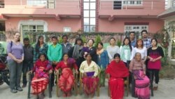 Naila Sattar with our first group of Khema Nepal patients and my co-founder, Thinley Athup, and team of doctors.