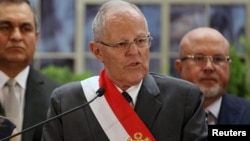 El presidente Pedro Pablo Kuczynski negó haber recibido dinero de la constructora brasileña Odebrecht.